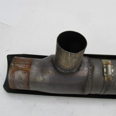 Harley OEM Stock Touring Catalyst Header w/ Black Heat Shields 6560045