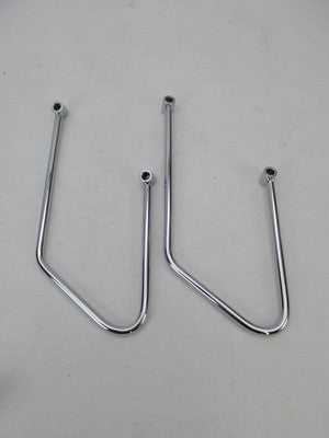 Harley Davidson Genuine NOS Softail Chrome Saddlebag Support Kit 91790