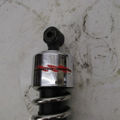Progressive Suspension 12" Harley Dyna 412 Rear Shocks Chrome 1436 230