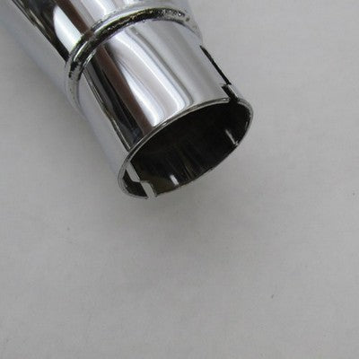 Pair Harley OEM Chrome Front + Rear Slip On Mufflers Softail 80607-07