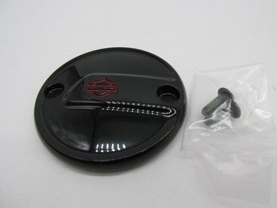 Harley Davidson Genuine OEM NOS M8 Kahuna Timer Cover, Gloss Black 256
