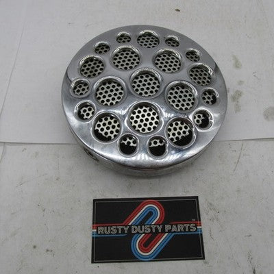 V Twin Ironhead Drilled Chrome 5.5 Air Cleaner Assembly