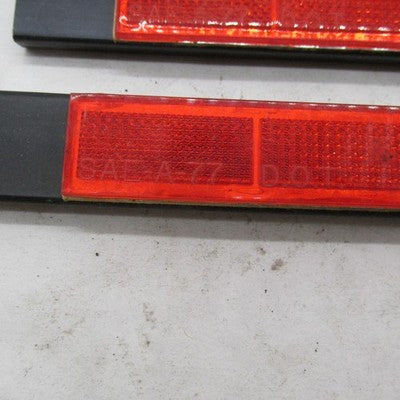 Pair of Harley Davidson OEM Saddlebag Red Latch Reflectors 15A1A