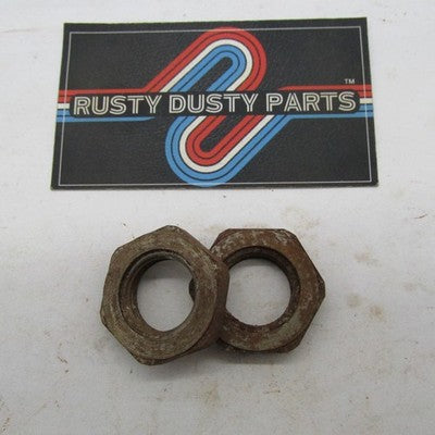 Lot of 2 Harley-Davidson OEM NOS 3/4"-18 Sprocket Gearshaft Nuts 24023