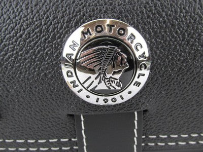 Indian OEM Genuine Soft Leather Saddlebags Pair Assembly, Black 287991