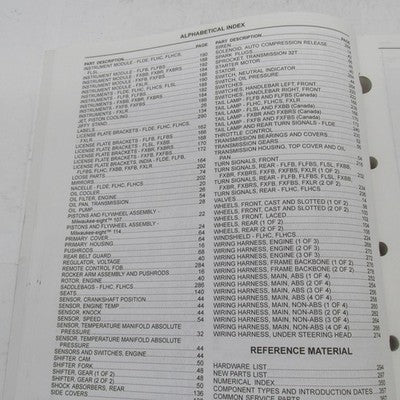 Harley Davidson Official Factory 2018 Softail Models Parts Catalog 940