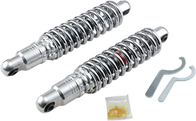 Drag Specialties Premium Ride-Height Adjustable Shocks 1310-1667 Chrom