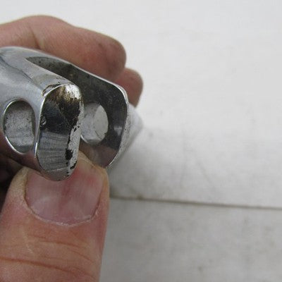 Harley Davidson OEM 91-17 Dyna Chrome Left Footpeg Mount Bracket 50639