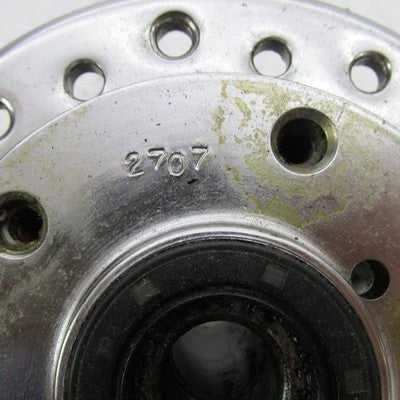 Harley OEM Chrome Front Wheel Hub Sportster Dyna Glide FX FXR 77-84 43