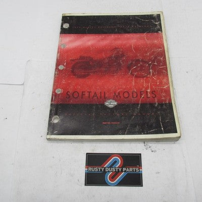 Harley-Davidson Official Factory 1999 Softail Models Parts Catalog 994