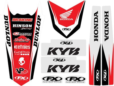 Factory Effex Universal Trim Kits Red 17-50306