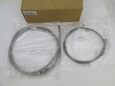 NOS LA Choppers Cable Kit for Indian Scout w/ 12" - 14" Handlebars LA-