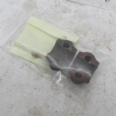 Pair of Vintage Triumph BSA Early Pre Unit Front Axle Fork Covers Clam