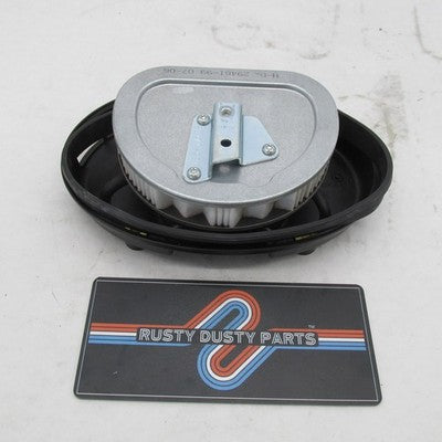 Harley OEM Air Cleaner Backing Plate Base Plate w/ Element + Bracket 2