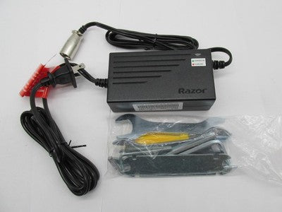 Razor NOS Genuine OEM Indian Youth eFTR JR Charger, Toolkit, and Manua