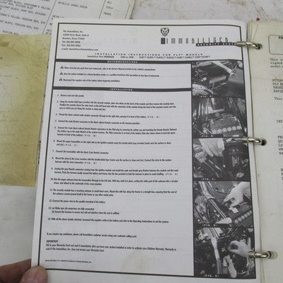Harley Davidson Genuine 1980s-1990s Accessory Installation Instruction
