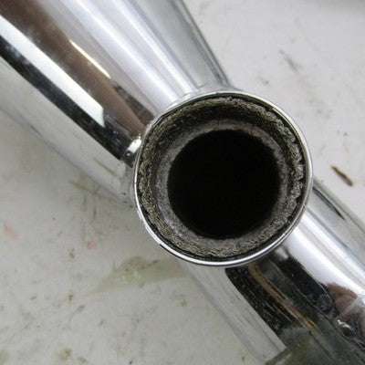 Pair of Harley Chrome Exhaust Muffler Pipes 00-06 Softail Night Train