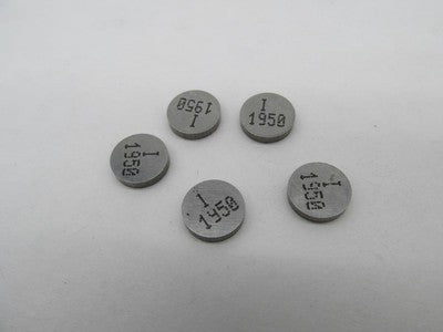 Lot of 5 Harley-Davidson Genuine NOS 1.950 Thick Valve Shims 18701-01K