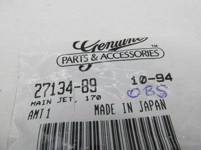 Lot of 3 Harley-Davidson Genuine NOS Carb Main Jets 170 27134-89