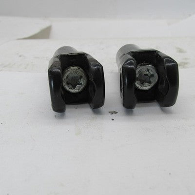 Pair of Harley Davidson Genuine BLK Footpeg Mount Clevises Extenders w