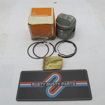 AMF Harley-Davidson OEM NOS Sportster Ironhead Piston Ring Assembly 22