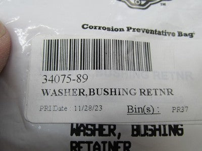 Lot of 7 Harley Davidson Genuine NOS Bushing Retainer Washers 34075-89