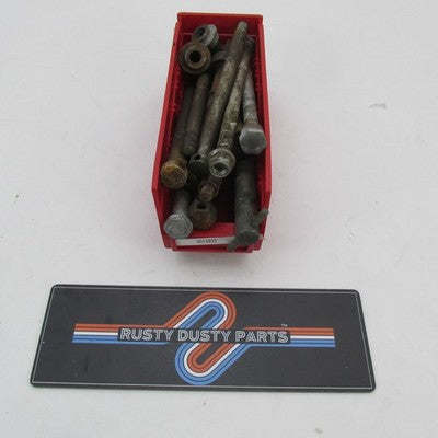 Large Lot Vintage BSA Triumph Rear Wheel Axles Spindles Spacers Hardwa