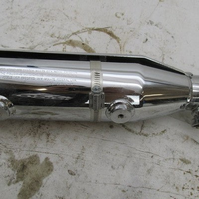 Harley Davidson OEM Softail Catalytic Muffler w/ Chrome Shield 65842-0