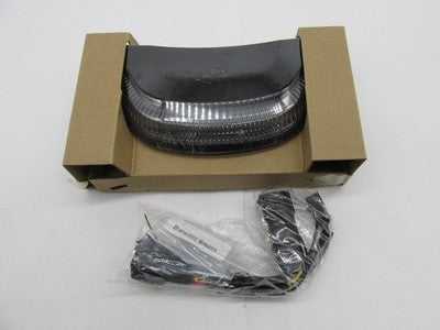 Ciro NOS 40154 Crown Tail Light w/ Lightstrike for Harley, Smoke/Black