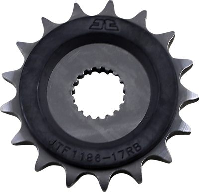 JT Countershaft Sprocket — Rubber-Cushioned 17-Tooth JTF1186.17RB