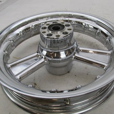 Alcoa Harley Detonator 3-Spoke Chrome Rear Wheel 16"x3" 1" Axle Softai