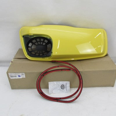 Harley-Davidson OEM NIB Left Saddlebag Speaker Assembly, Yellow 902008