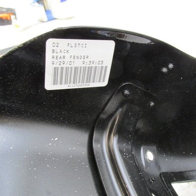 Harley OEM NOS 99-02 Heritage Softail Rear Fender Black Pinstripe 5912