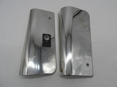 Pair of Harley Genuine Softail Fatboy Chrome Fork Side Covers 61300026