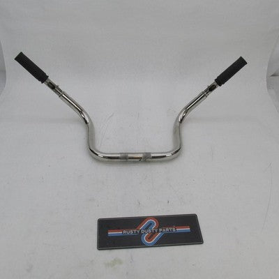 Harley OEM 1.25" Fat Mini Ape Hanger 10" Rise Chrome Drilled Handlebar