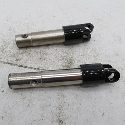 Set of Harley OEM NOS Black L/R Rider Footpeg Clevis Mounts 42503-07 4