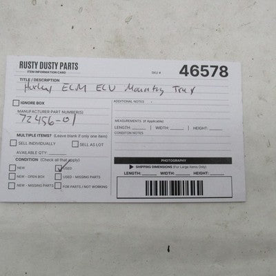 Harley-Davidson OEM Softail ECU Electrical Box Mounting Tray 72456-01