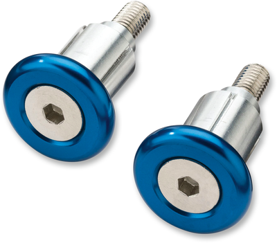 Moose Racing Handlebar End Caps Blue 0634-0472