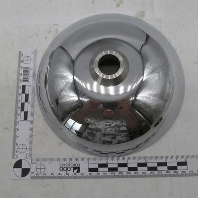 Pair of Harley-Davidson OEM 8.25" x 1" I.D. Chrome Dome Hub Cap Covers