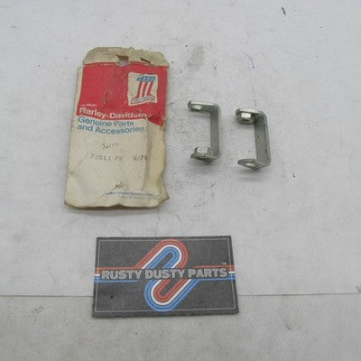 Lot of 2 Harley Davidson Genuine NOS Rear Brake Tee Brackets 72011-79