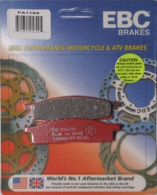 EBC X Series Carbon Brake Pads FA119X