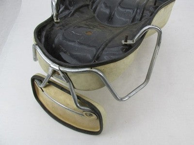 Harley Davidson 1977-82 Shovelhead Cream Comfort Flex Buddy Seat 52516