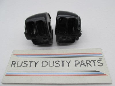 Set of Harley-Davidson Genuine Stock 1996+ Black Handlebar Switch Housings