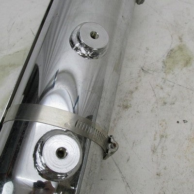 Pair of Harley OEM 05-06 Softail FLSTN Chrome Mufflers 65357-05 65358-