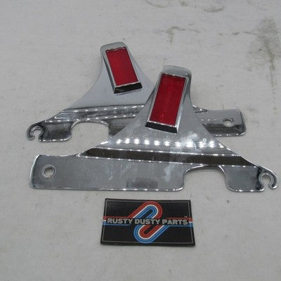 Pair of Harley Davidson Heritage Softail Rigid Mount Sissy Bar Sidepla