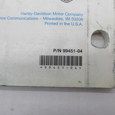 Harley-Davidson Official Factory 2004 Sportster Models Parts Catalog 9