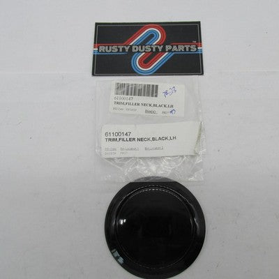 Harley-Davidson Genuine NOS Left Fuel Filler Neck Ring, Faux Cap Black