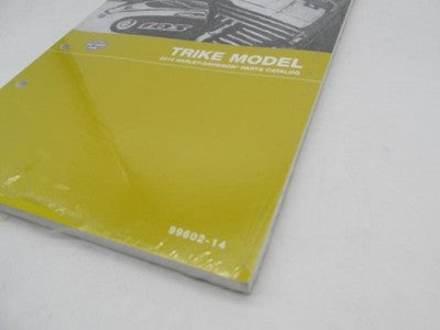 Harley Davidson Official Factory 2014 Trike Models Parts Catalog 99602