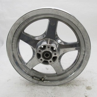 Harley OEM 16x3x3/4" Chrome 5-Spoke Dual Disc Thunderstar Front Wheel