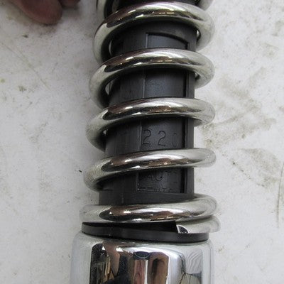 Progressive Suspension 12" Harley Dyna 412 Rear Shocks Chrome 1436 230